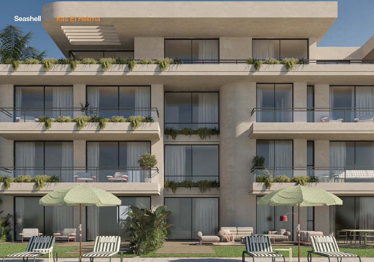 Chalet for sale in Seashell Ras El Hekma in Ras El Hekma of 174 m² with 3 bedrooms