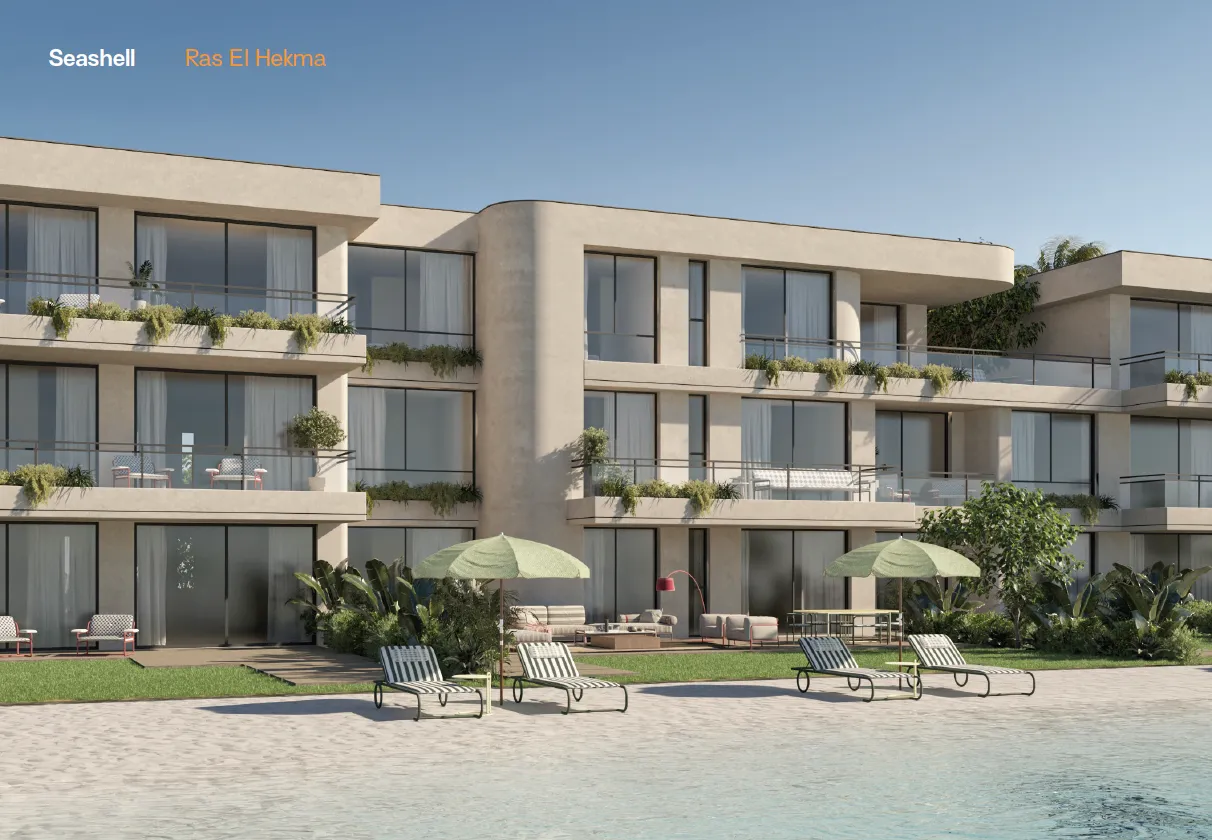 Chalet for sale in Seashell Ras El Hekma in Ras El Hekma of 167 m² with 3 bedrooms