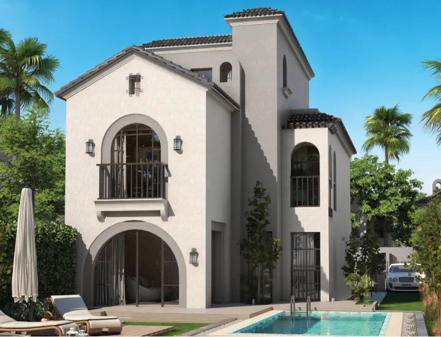 فيلا للبيع في سراي في القاهرة الجديدة بمساحة 198 م² تتكون من 3 غرف