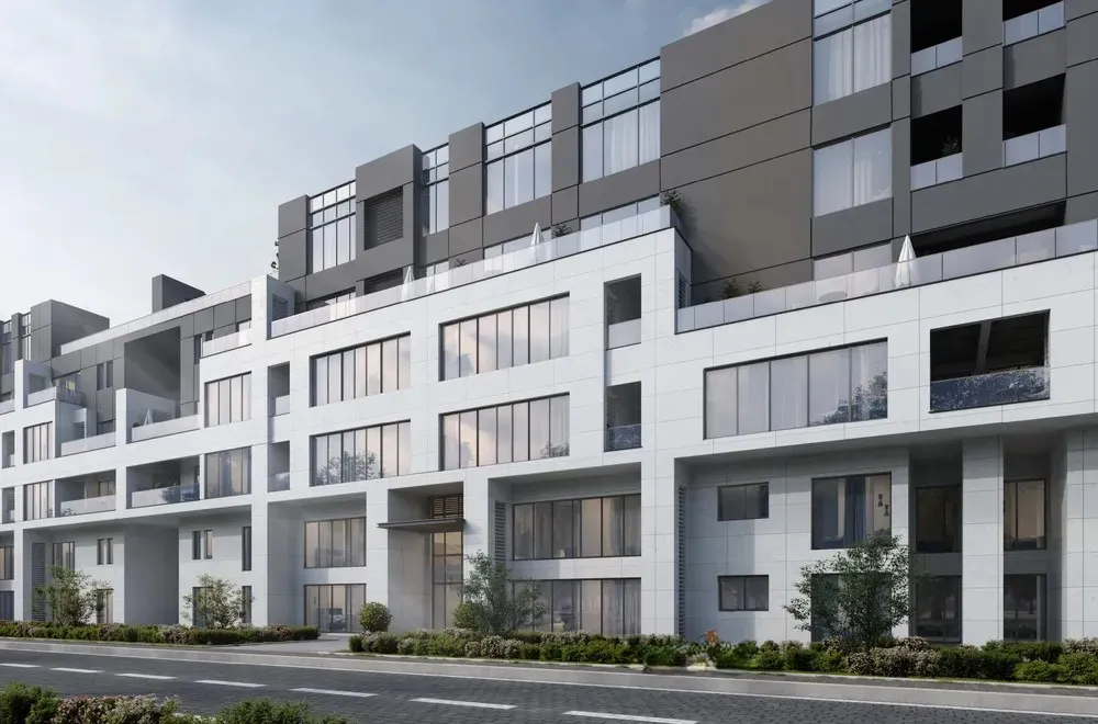 شقة للبيع في الكارمه كاي في الشيخ زايد بمساحة 169 م² تتكون من 3 غرف