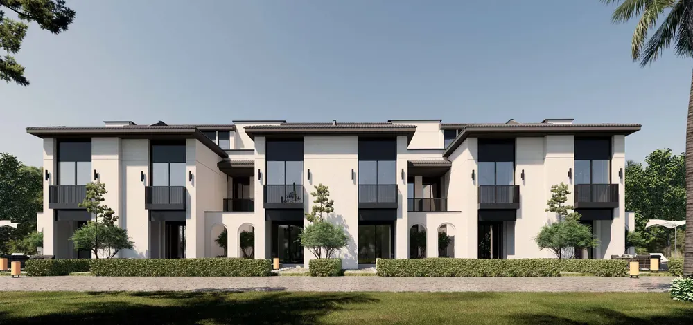 تاون هاوس للبيع في ات ايست في مدينة المستقبل بمساحة 180 م² تتكون من 3 غرف