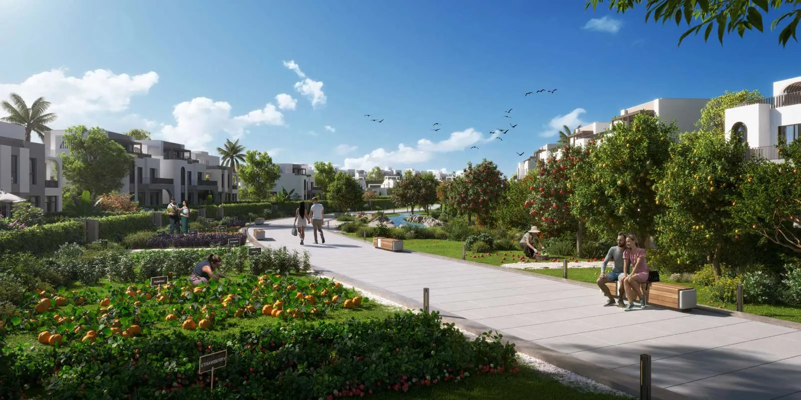 Townhouse for sale in O West Orascom in October Gardens of 202 m² with 3 bedrooms