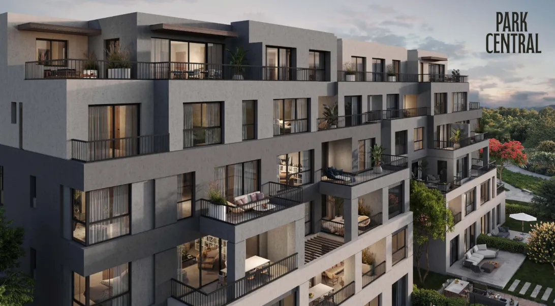 شقة للبيع في بارك سنترال في مدينة المستقبل بمساحة 145 م² تتكون من 2 غرف