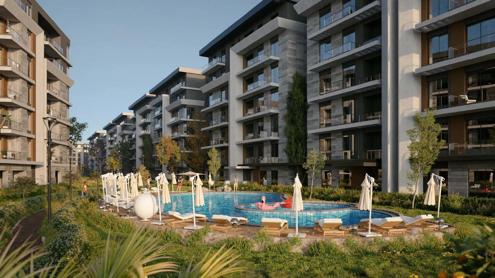 Apartment for sale in Monark Residence in Mostakbal City of 140 m² with 3 bedrooms