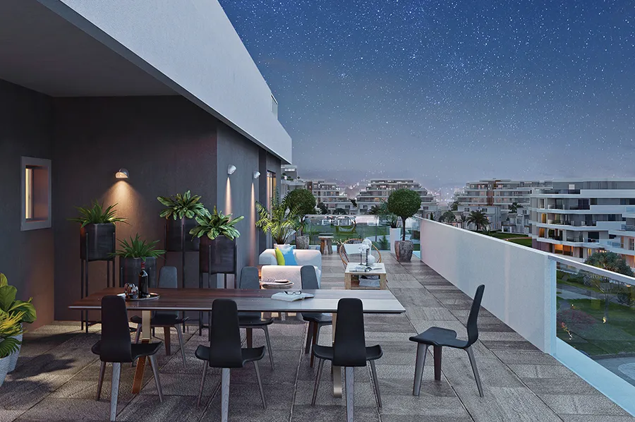 شقة للبيع في فيليت في جولدن سكوير بمساحة 184 م² تتكون من 3 غرف