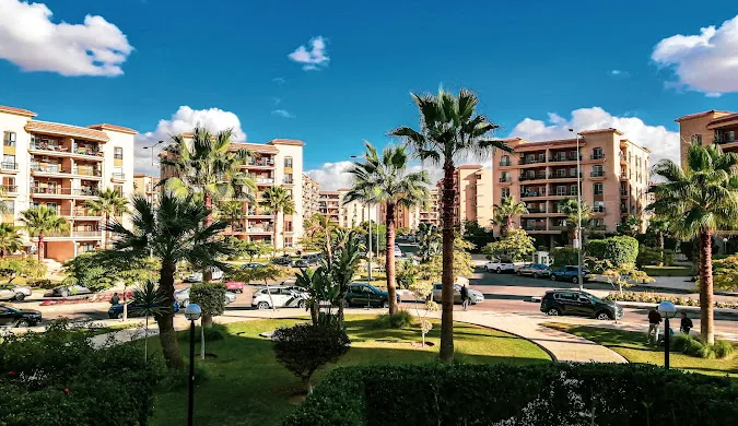 شقة للبيع في الرحاب  في القاهرة الجديدة بمساحة 115 م² تتكون من 3 غرف