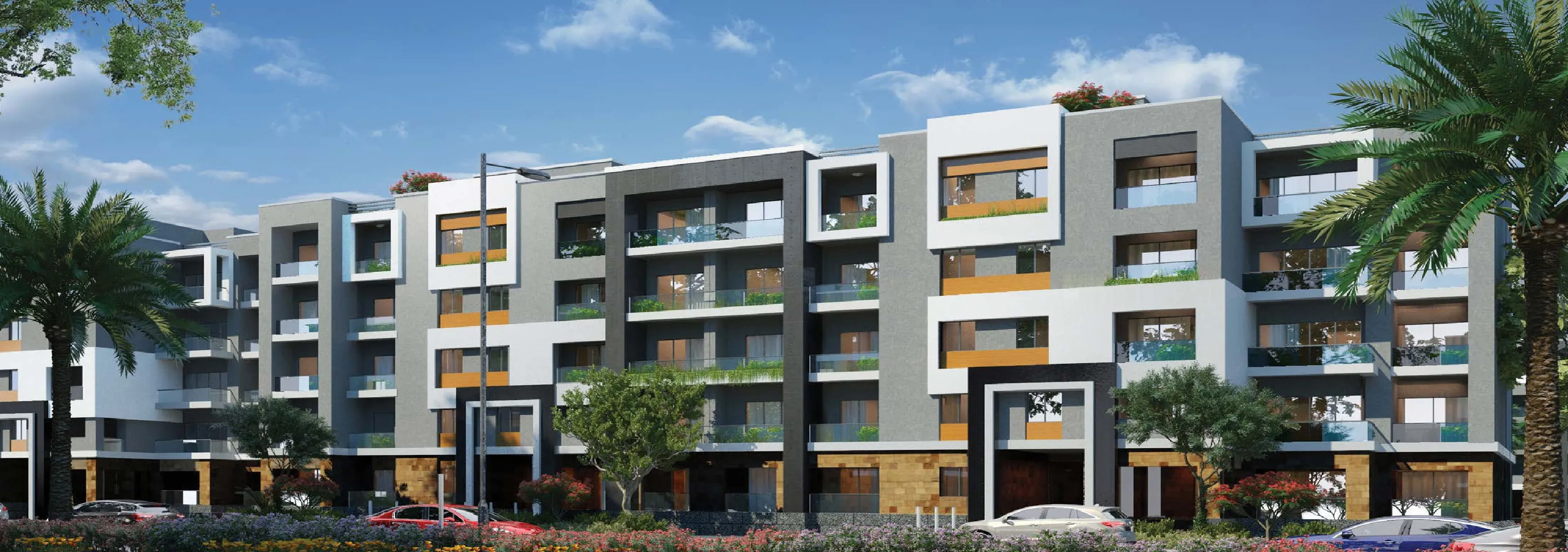 شقة للبيع في جايد في القاهرة الجديدة بمساحة 140 م² تتكون من 3 غرف