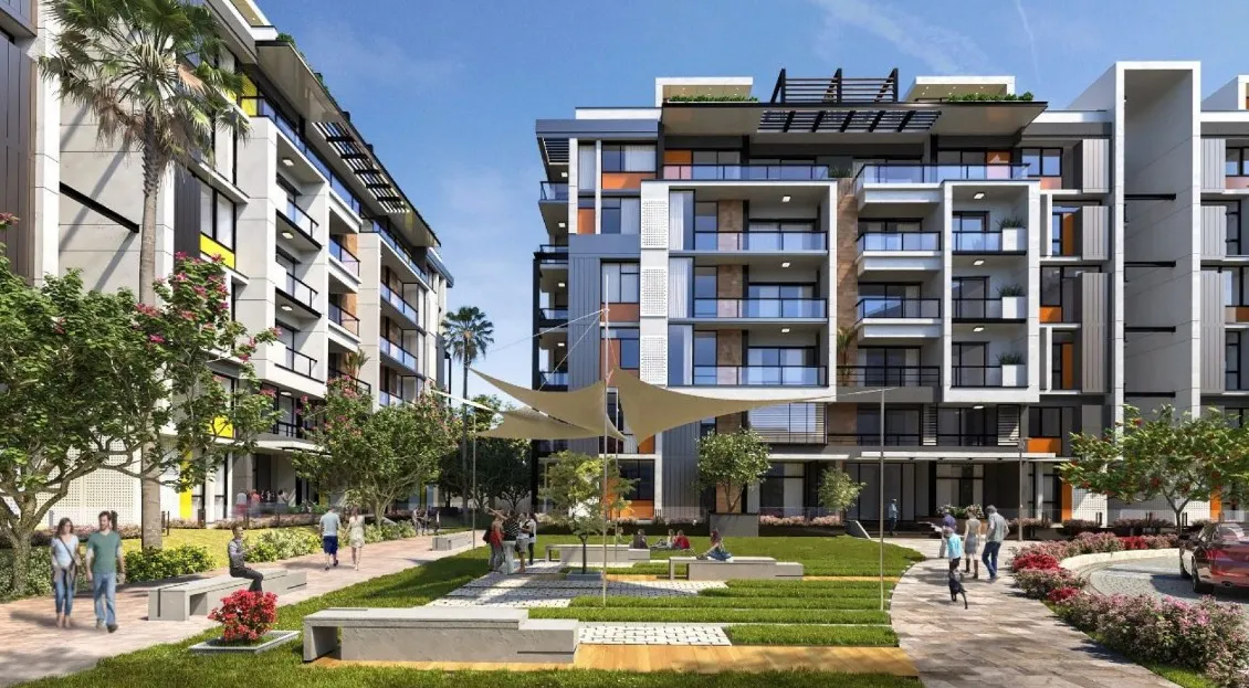 شقة للبيع في ايكون ريزيدنس في القاهرة الجديدة بمساحة 147 م² تتكون من 3 غرف