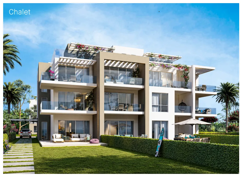 Chalet for sale in Hyde Park North - Seashore in Ras El Hekma of 95 m² with 2 bedrooms