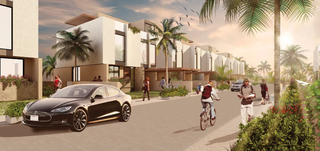 تاون هاوس للبيع في البروج في الشروق بمساحة 164 م² تتكون من 3 غرف