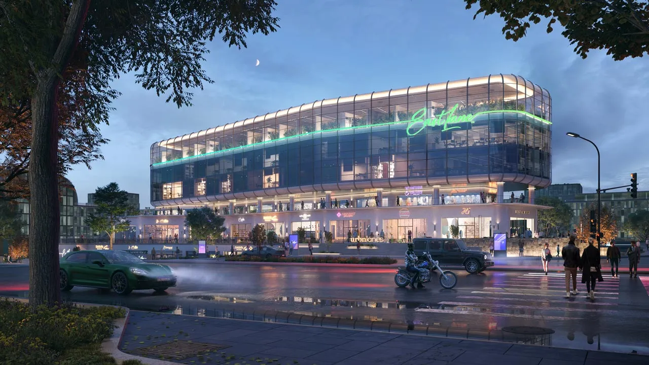 مكتب للبيع في ايست لين في القاهرة الجديدة بمساحة 70 م² تتكون من 0 غرف