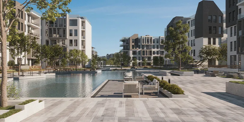 Apartment for sale in Rivers in New Zayed of 120 m² with 2 bedrooms