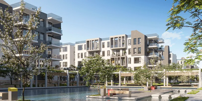 Apartment for sale in Rivers in New Zayed of 120 m² with 2 bedrooms