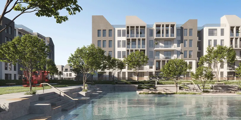 Apartment for sale in Rivers in New Zayed of 120 m² with 2 bedrooms