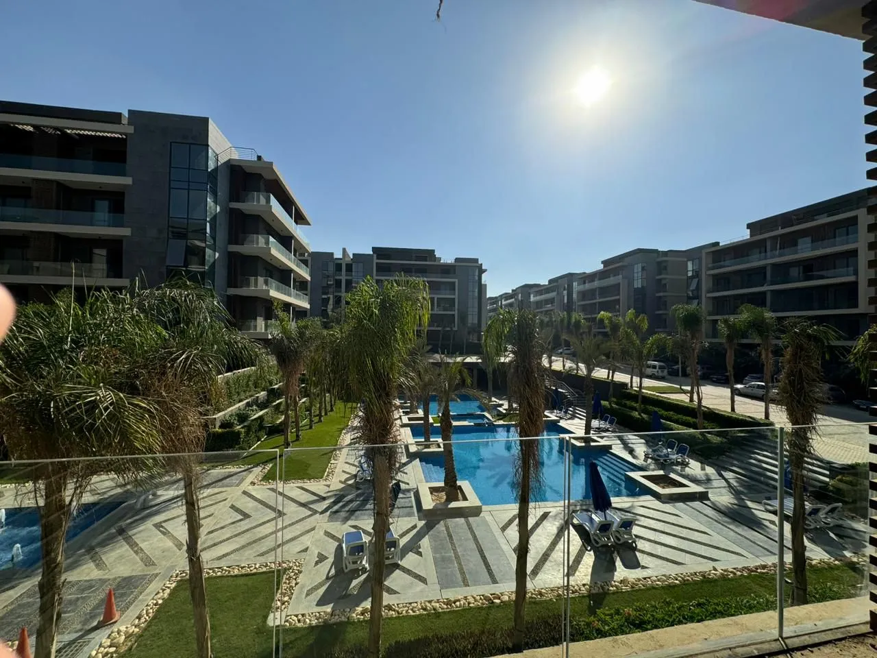 شقة للبيع في الباتيو أورو في القاهرة الجديدة بمساحة 128 م² تتكون من 2 غرف