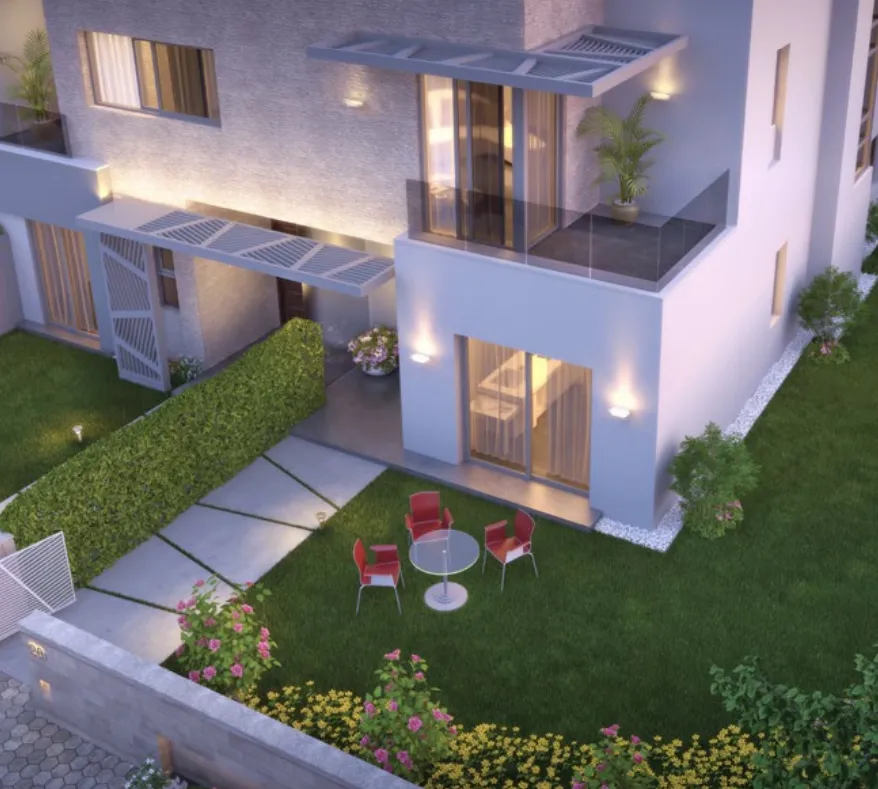 تاون هاوس للبيع في هضبة في مدينة السادس من أكتوبر بمساحة 242 م² تتكون من 3 غرف