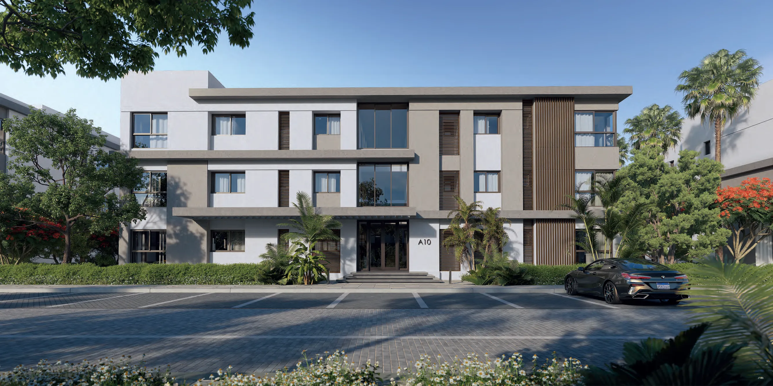 Apartment for sale in Swan Lake West in 6th of October City of 204 m² with 3 bedrooms