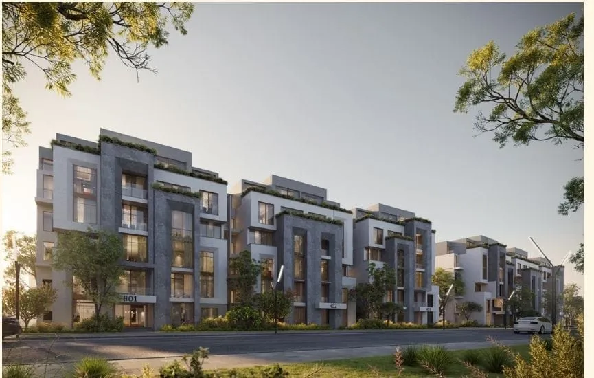 شقة للبيع في ذا بروكس في القاهرة الجديدة بمساحة 124 م² تتكون من 2 غرف