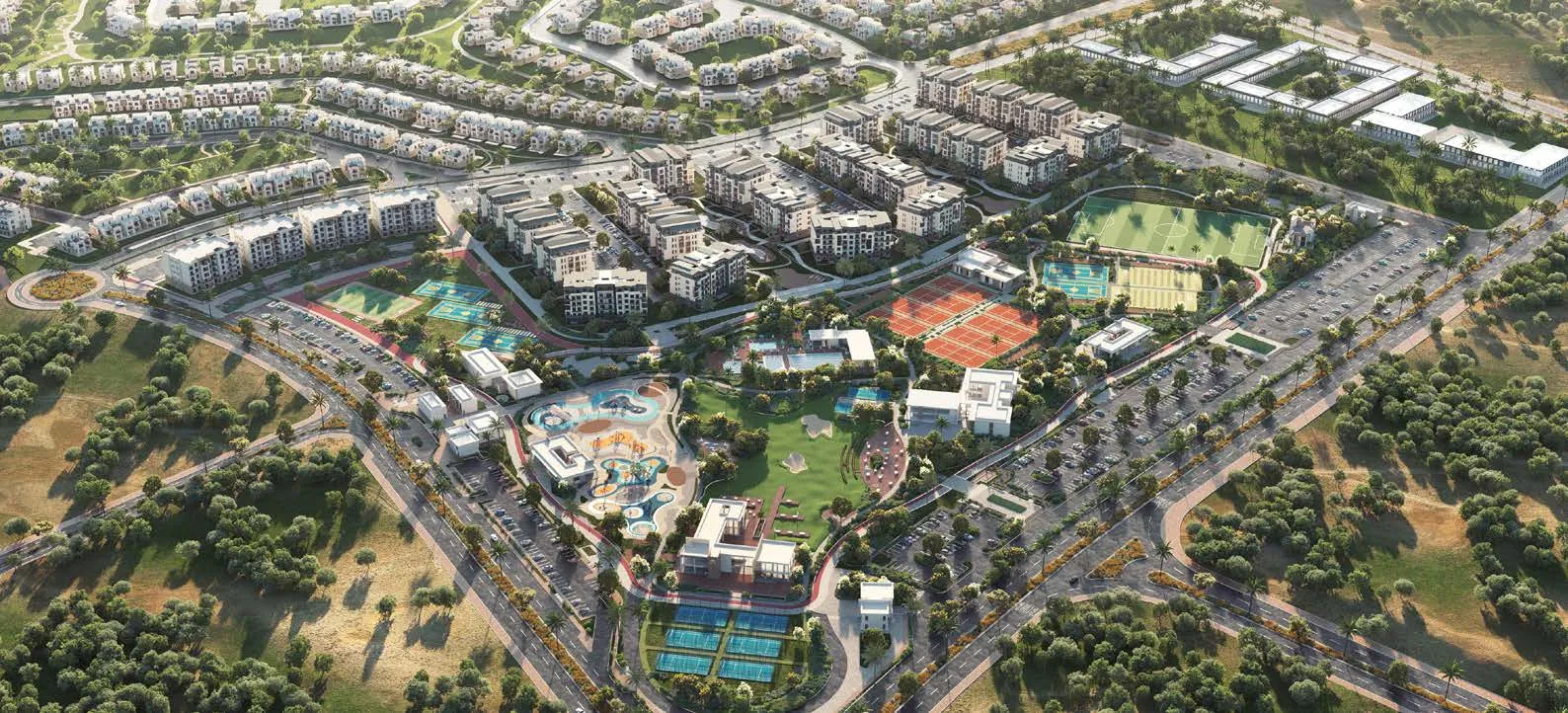 Apartment for sale in Hyde Park in New Cairo of 114 m² with 2 bedrooms