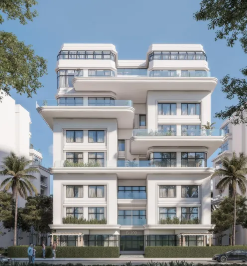 شقة للبيع في لوميا لاجونز في العاصمة الإدارية الجديدة بمساحة 190 م² تتكون من 3 غرف