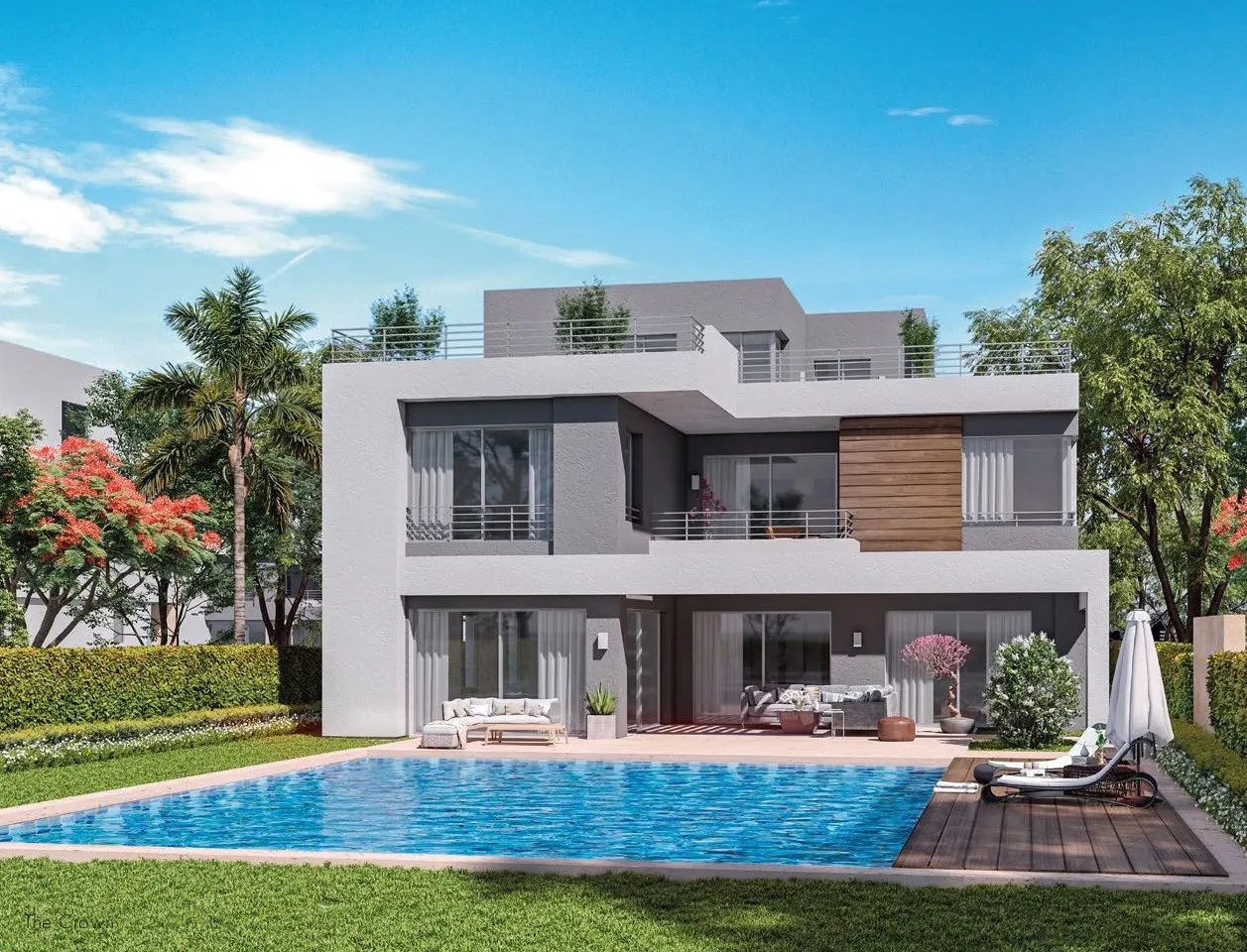 Villa for sale in The Crown in 6th of October City of 203 m² with 3 bedrooms