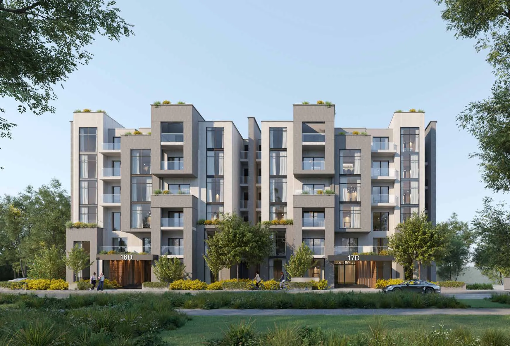 شقة للبيع في ايفورى القاهرة الجديدة في القاهرة الجديدة بمساحة 126 م² تتكون من 2 غرف