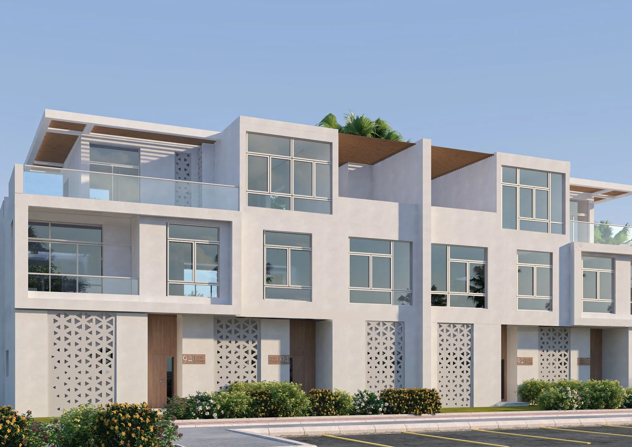 تاون هاوس للبيع في مزارين في العلمين بمساحة 301 م² تتكون من 3 غرف