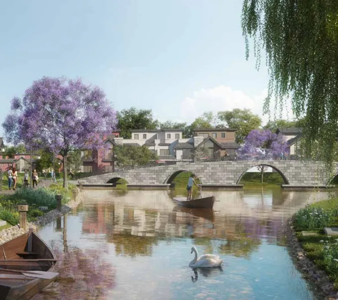 فيلا للبيع في ذا وندر مارك في مدينة المستقبل بمساحة 208 م² تتكون من 3 غرف