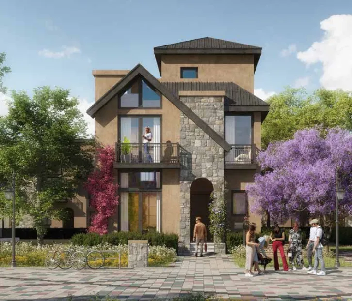 فيلا للبيع في ذا وندر مارك في مدينة المستقبل بمساحة 208 م² تتكون من 3 غرف