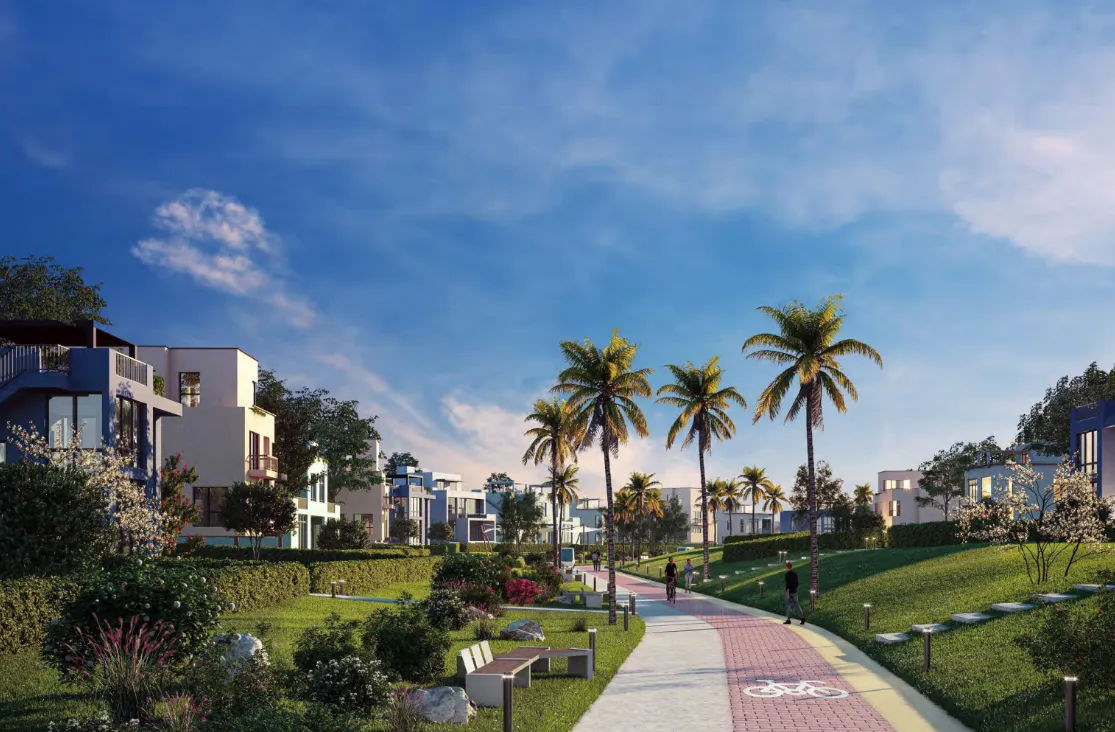 فيلا للبيع في أو ويست أوراسكوم في حدائق اكتوبر بمساحة 236 م² تتكون من 3 غرف