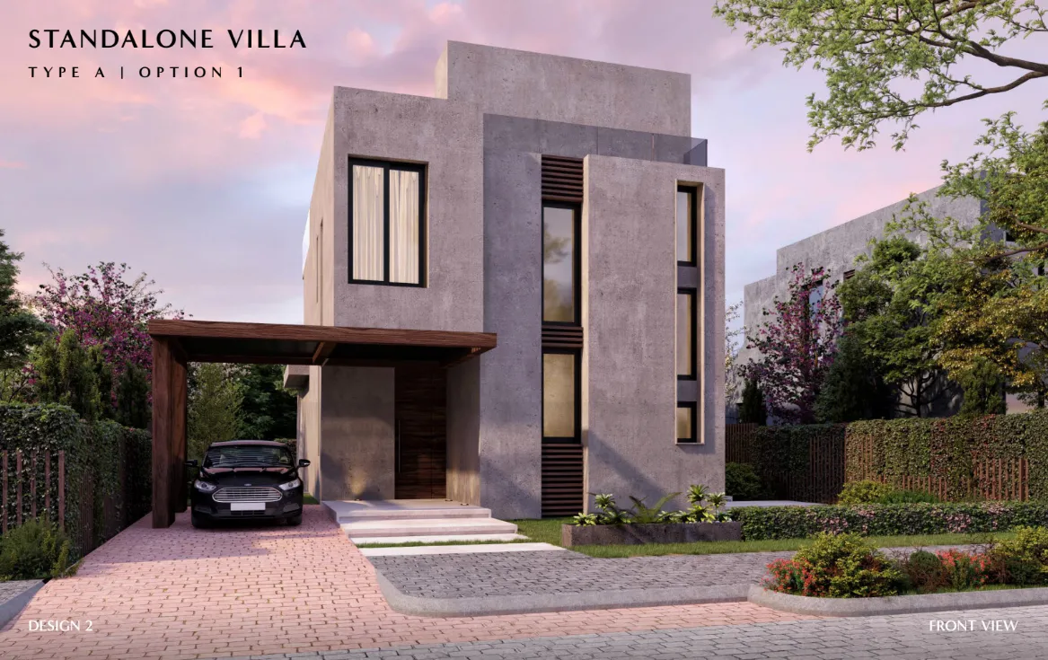 فيلا للبيع في أو ويست أوراسكوم في حدائق اكتوبر بمساحة 236 م² تتكون من 3 غرف