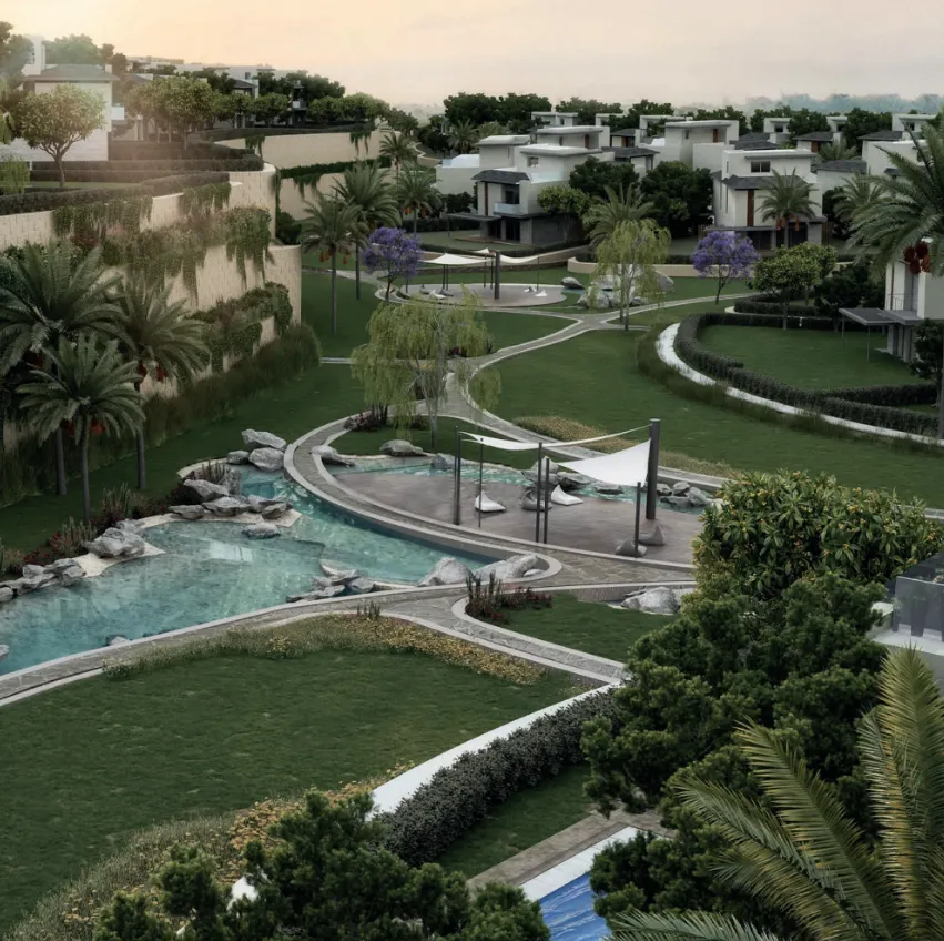 Townhouse for sale in Stone Park in New Cairo of 240 m² with 4 bedrooms