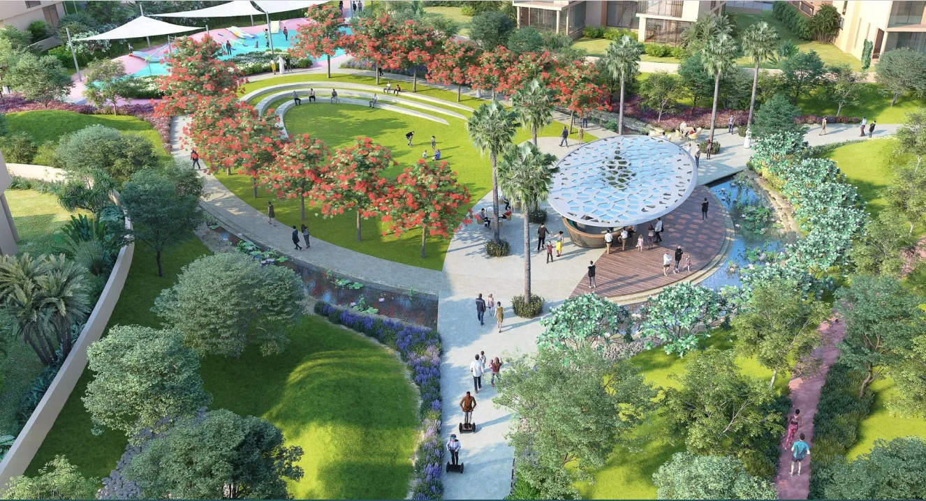 تاون هاوس للبيع في سوان ليك ريزيدنس في القاهرة الجديدة بمساحة 250 م² تتكون من 3 غرف