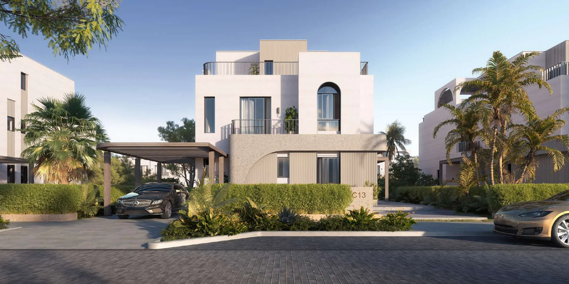 Villa for sale in O West Orascom in October Gardens of 296 m² with 4 bedrooms