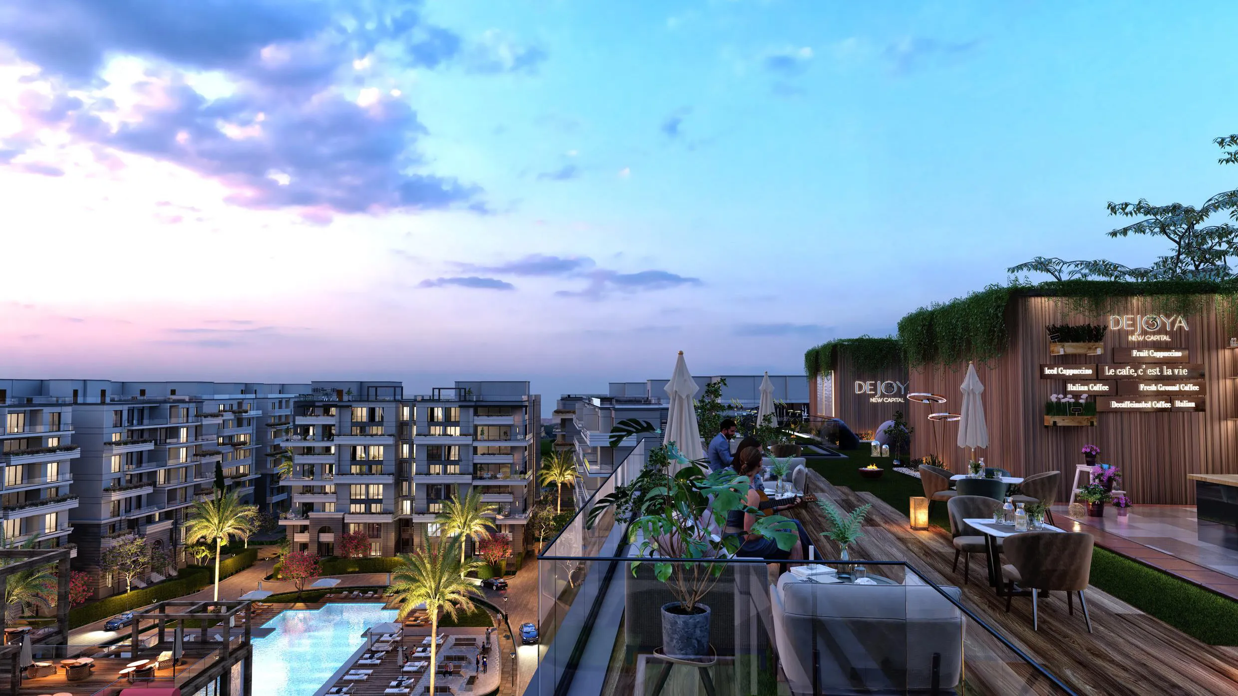 شقة للبيع في دى جويا 3 في العاصمة الإدارية الجديدة بمساحة 217 م² تتكون من 3 غرف