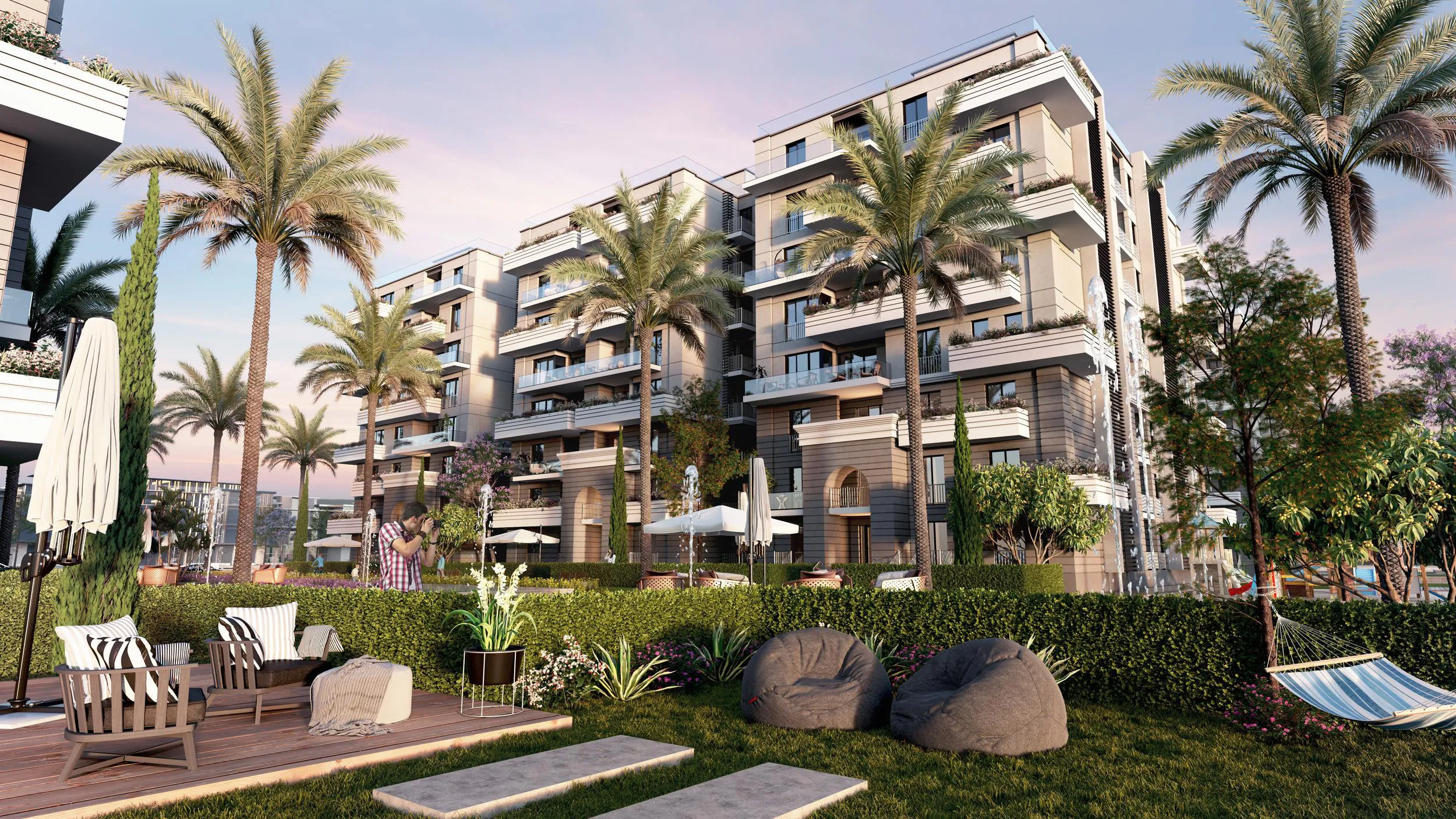 شقة للبيع في دى جويا 3 في العاصمة الإدارية الجديدة بمساحة 217 م² تتكون من 3 غرف