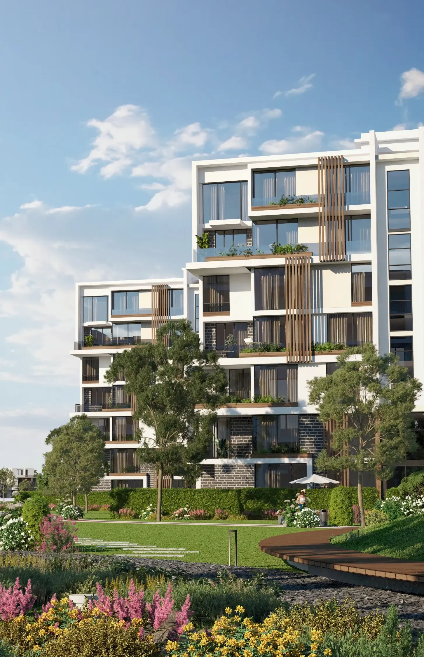 Apartment for sale in Il Bosco New Capital in New Capital City of 124 m² with 2 bedrooms