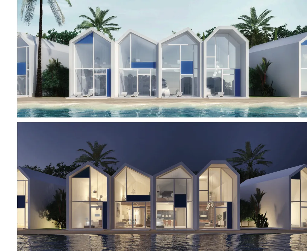 شاليه للبيع في فوكا باي في رأس الحكمة بمساحة 0 م² تتكون من 2 غرف