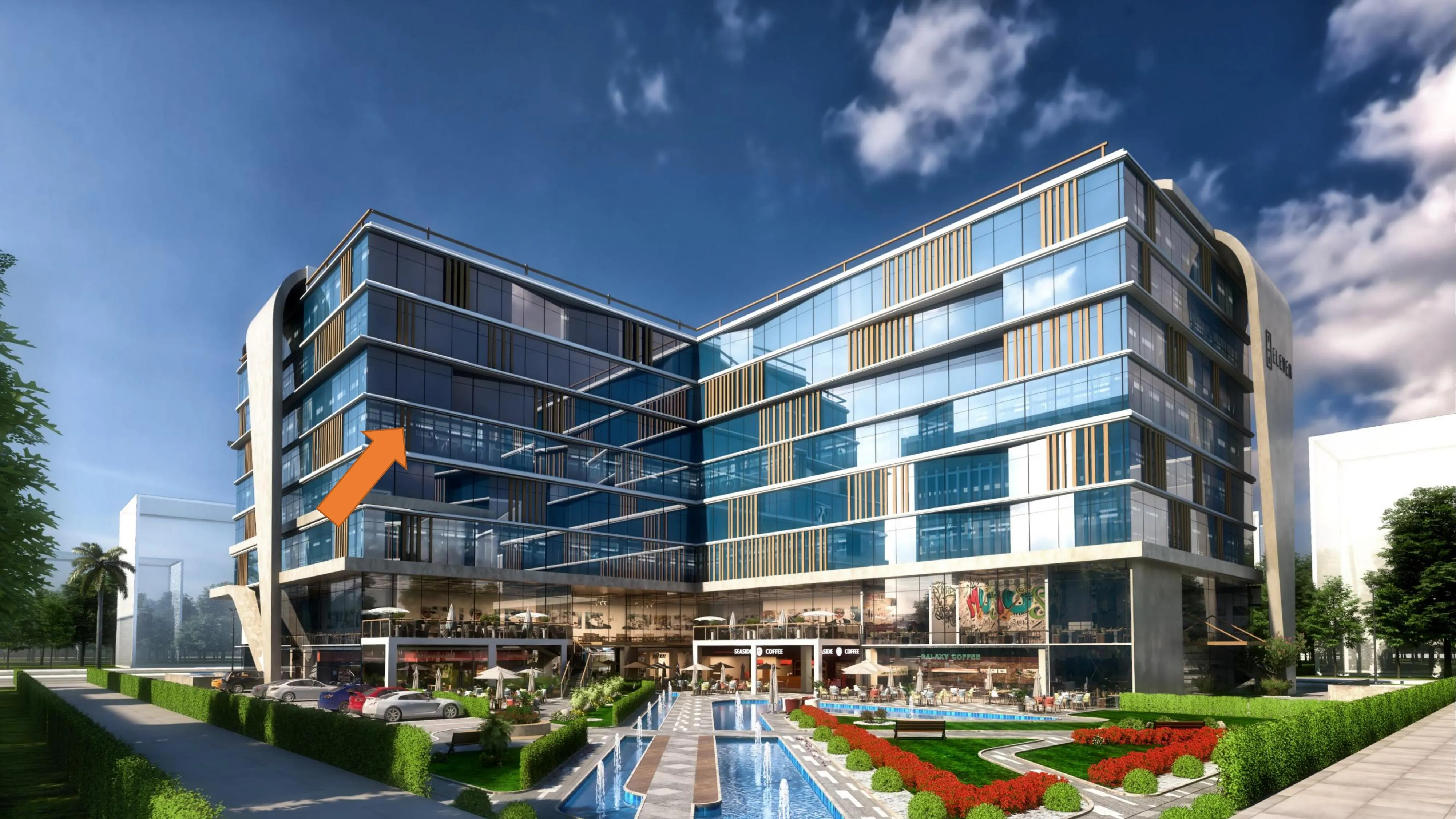 مكتب للبيع في اليفين  في العاصمة الإدارية الجديدة بمساحة 0 م² تتكون من 0 غرف