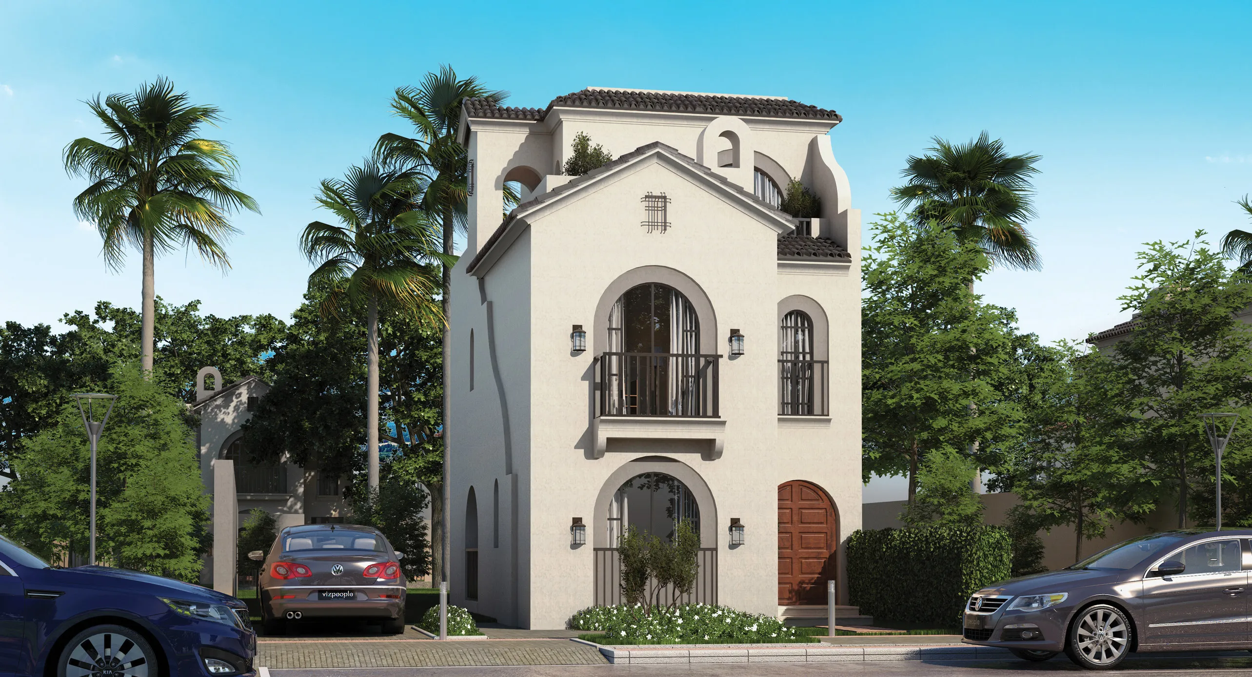 Villa for sale in Sarai in New Cairo of 237 m² with 3 bedrooms