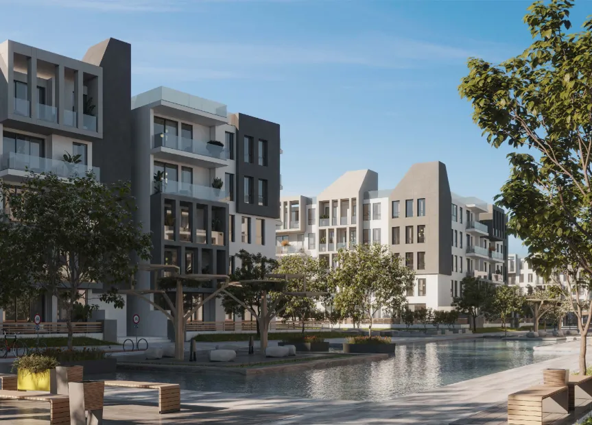 Apartment for sale in Rivers in New Zayed of 120 m² with 2 bedrooms