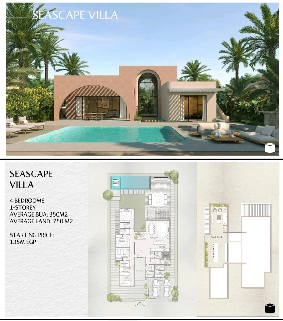 Ultra Luxury Villa for sale in Ogami Ras El Hekma in Ras El Hekma of 0 m² with 4 bedrooms