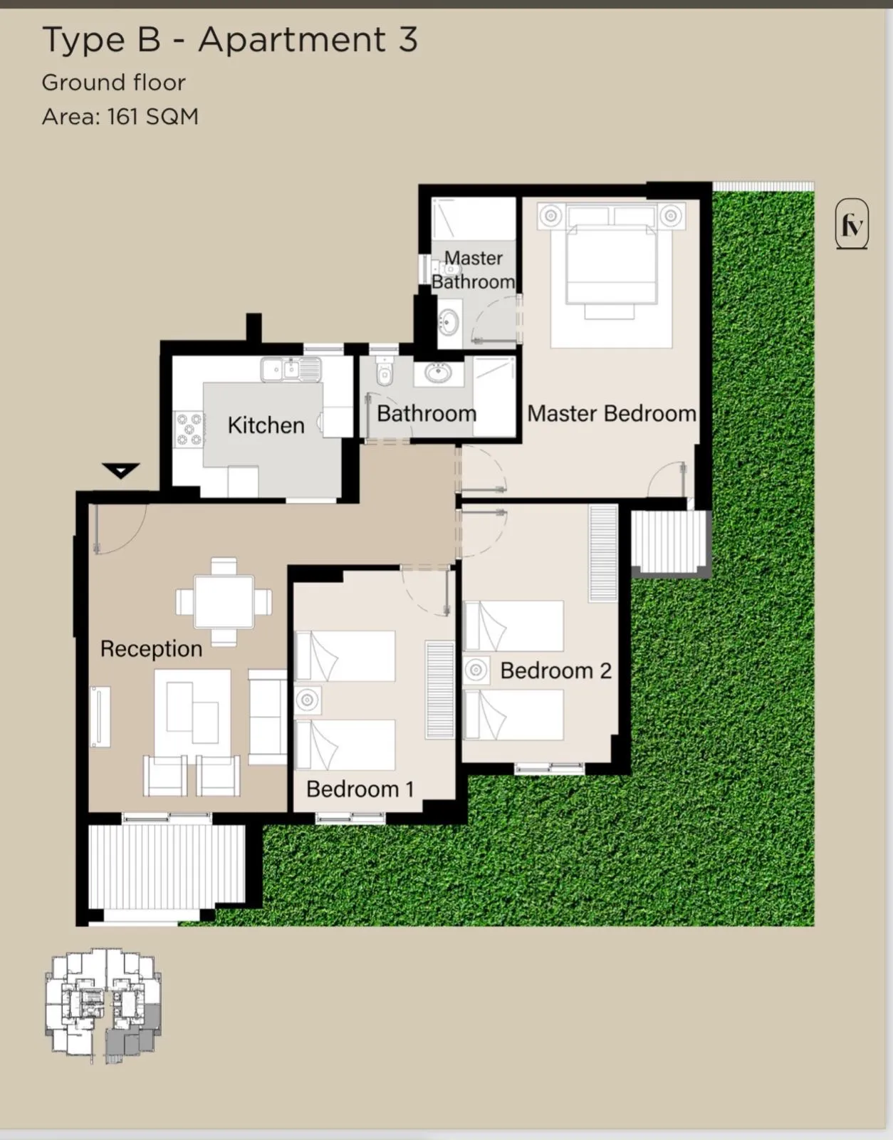 شقة للبيع في الفسطاط  في القاهرة القديمة بمساحة 0 م² تتكون من 3 غرف