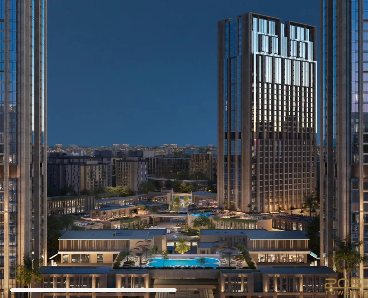 Office for sale in 205 Towers in El Sheikh Zayed of 182 m² with 0 bedrooms