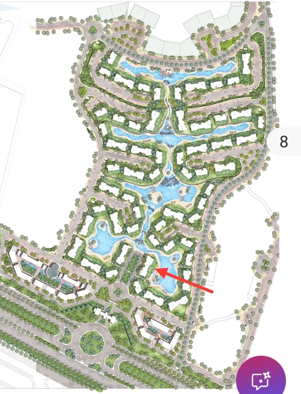 شاليه للبيع في  هايد بارك نورث - سي شور في رأس الحكمة بمساحة 0 م² تتكون من 2 غرف