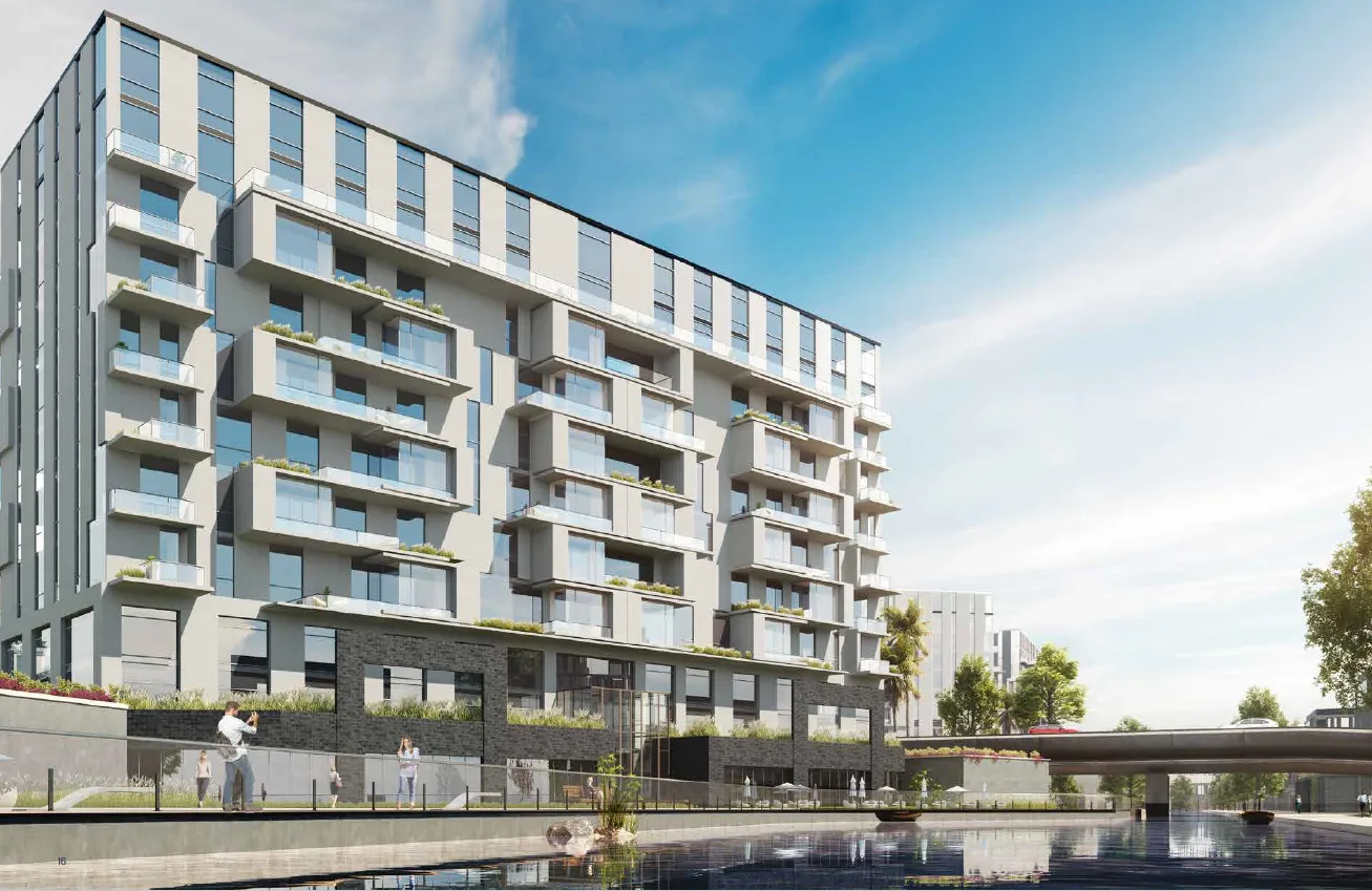 شقة فندقية للبيع في قنال ووك ايلاند في الشيخ زايد بمساحة 244 م² تتكون من 3 غرف