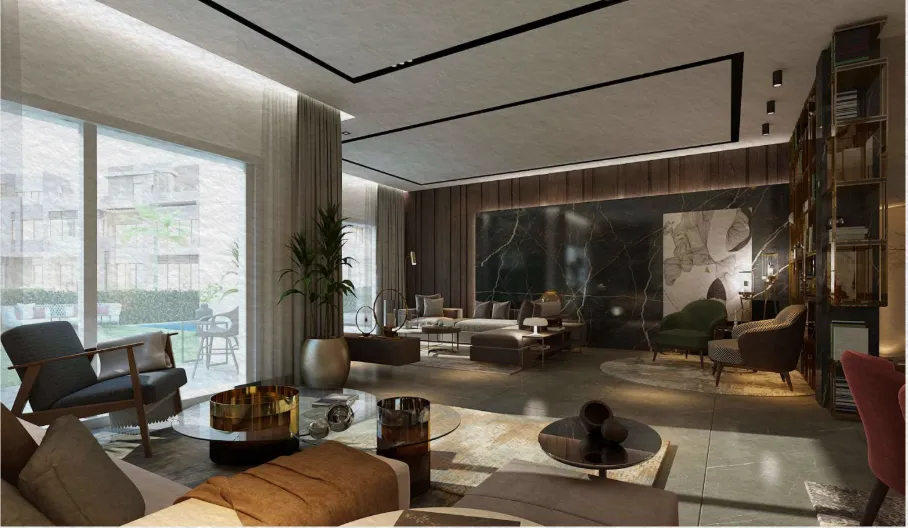 تاون هاوس للبيع في تاوني في مدينة السادس من أكتوبر بمساحة 208 م² تتكون من 3 غرف