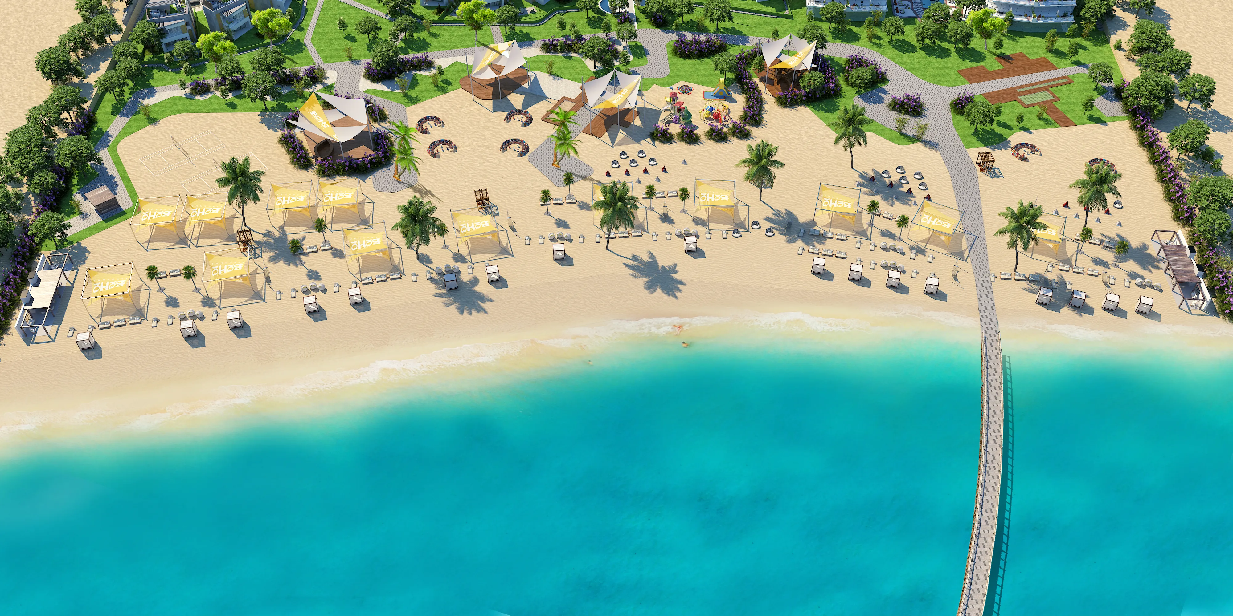 Duplex for sale in Boho El Sokhna in Ain Sokhna of 149 m² with 3 bedrooms