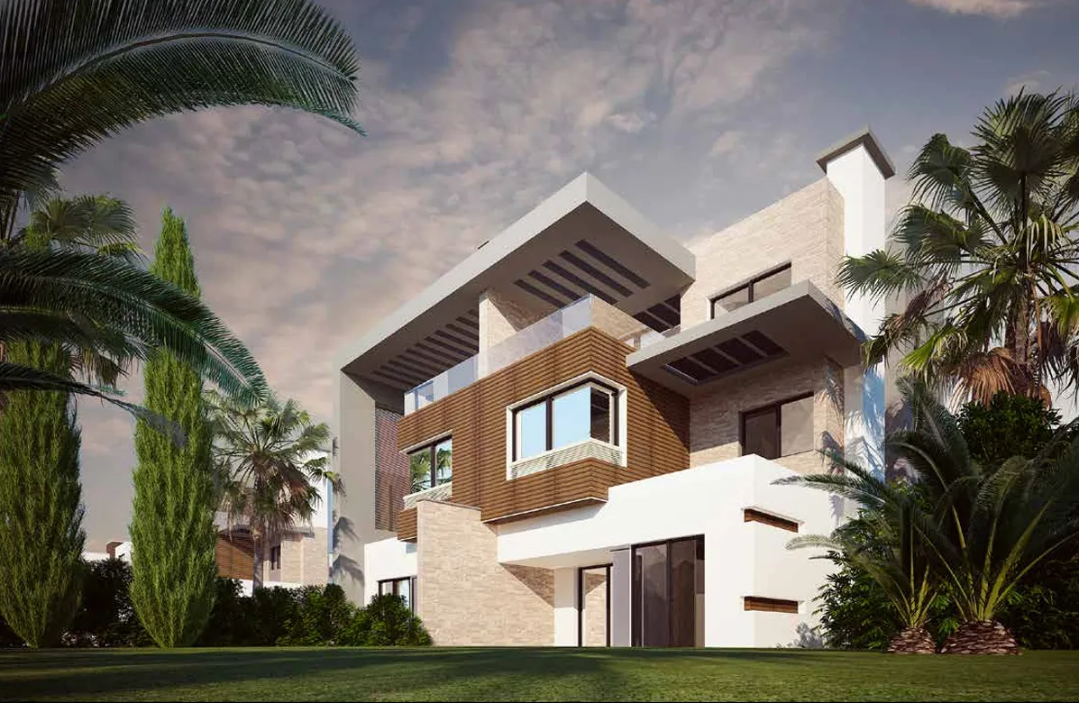 Twinhouse for sale in New Giza in 6th of October City of 345 m² with 3 bedrooms