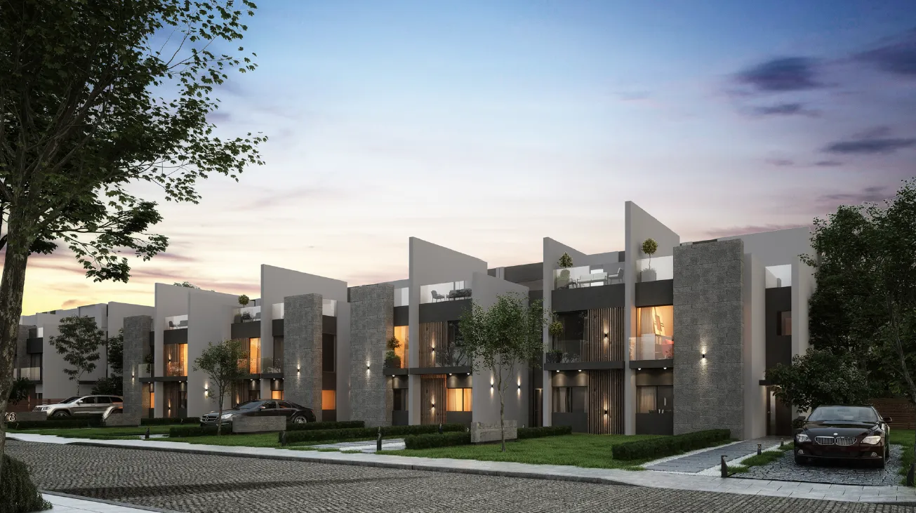 تاون هاوس للبيع في ذا سيتي أوف أوديسا في مدينة المستقبل بمساحة 208 م² تتكون من 4 غرف